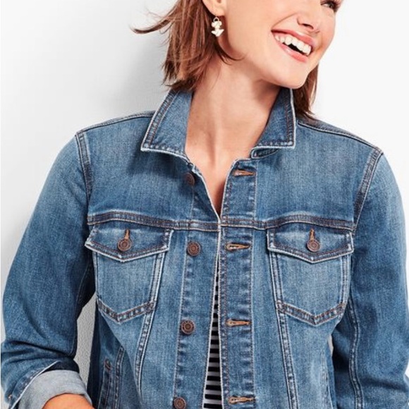 Talbots Blue Jean Jacket - Picture 2 of 5